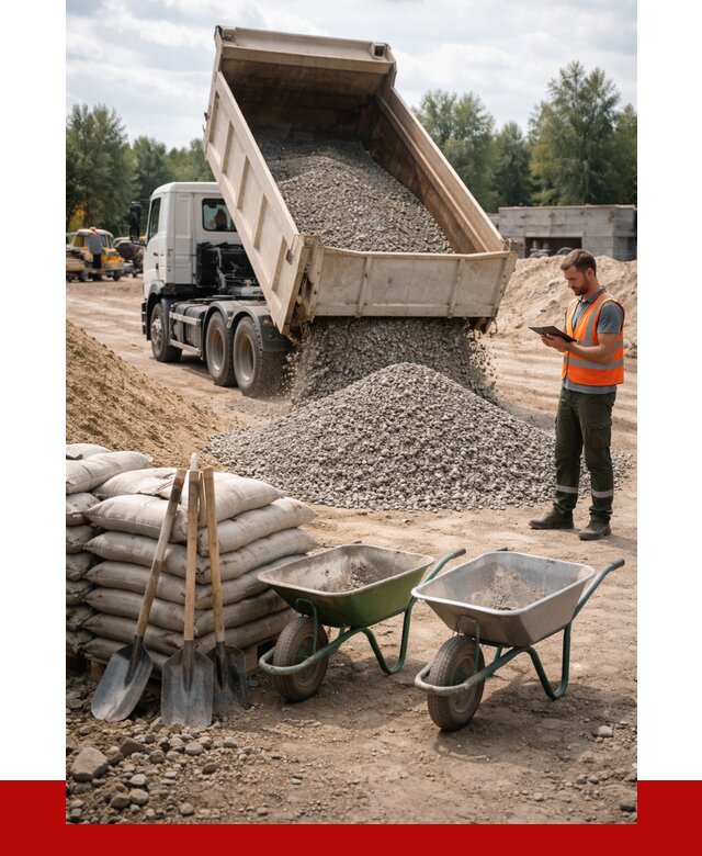 Доставка нерудных материалов в Кимрах от 1253 руб. | ПРОНЕРУДКмы