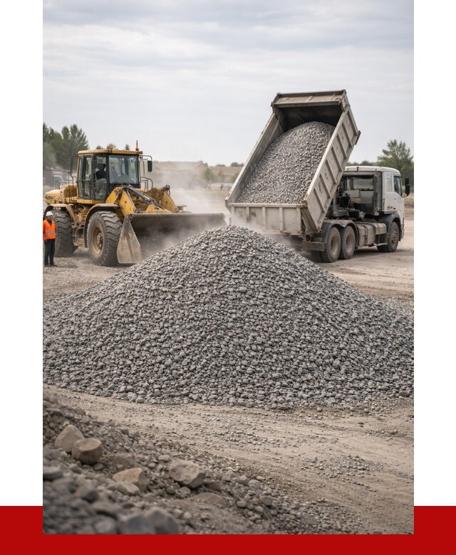 Купить щебень с доставкой в Кимрах от 2610 руб. | ПРОНЕРУДКмы