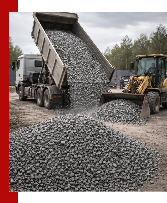 Доставка и продажа щебня гранитного в Кимрах