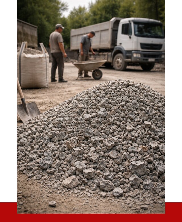 Гранитный щебень фракция 20-40 в Кимрах от 3340 руб. ПРОНЕРУДКмы