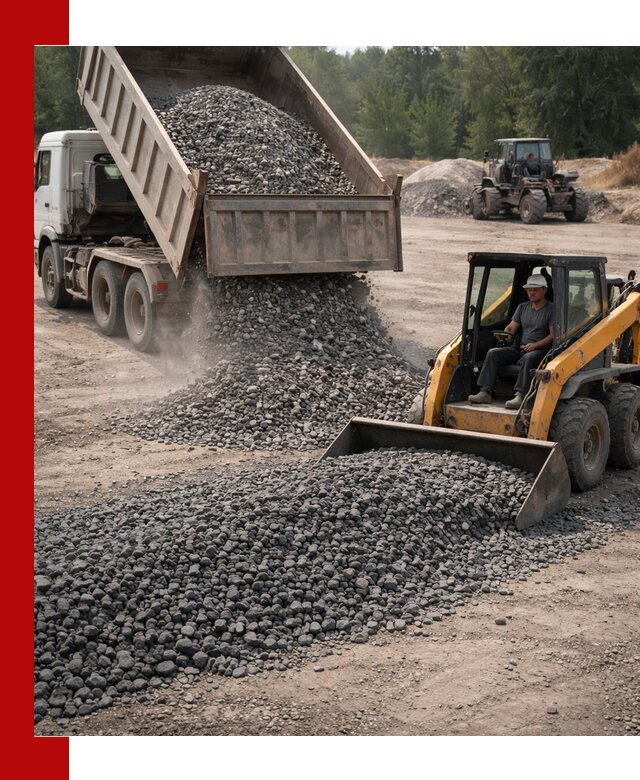 Гранитный щебень фракция 40-70 с доставкой в Кимрах