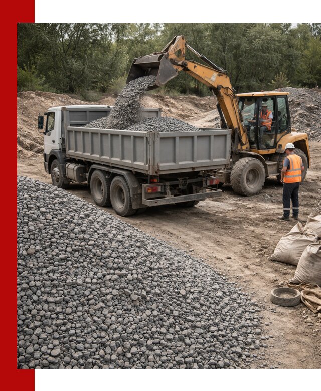 Доставка гравийного щебня в Кимрах оптом и в розницу