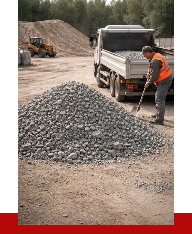 Гравийный щебень фракция 5-10 в Кимрах от 2297 р. | ПРОНЕРУДКмы