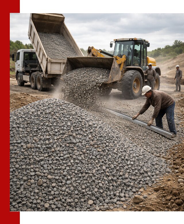 Гравийный щебень фракция 5-20 с доставкой в Кимрах