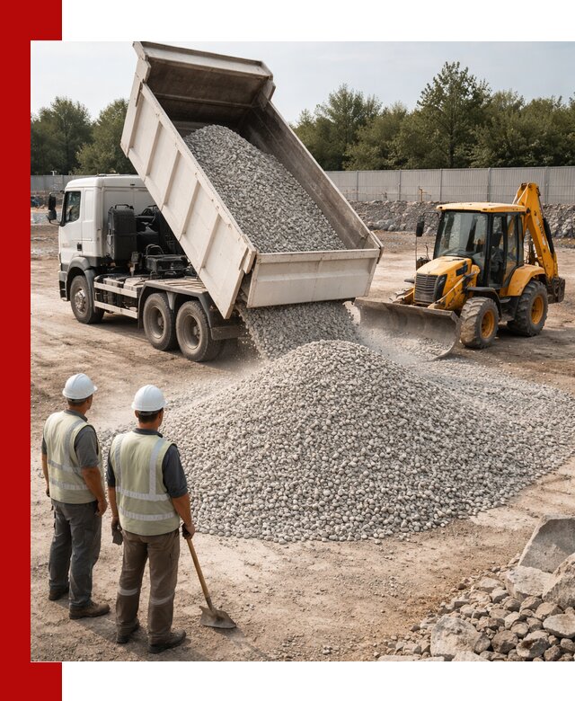 Купить известняковый щебень фракции 5–10 мм с доставкой в Кимрах