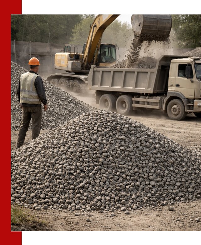 Шлаковый щебень фракция 5-20 с доставкой в Кимрах