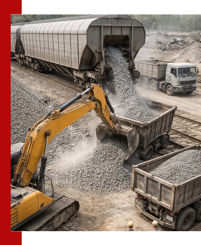 Доставка железнодорожного щебня в Кимрах крупными партиями быстрого отгруза