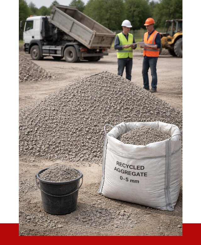 Вторичный щебень фракция 0-5 в Кимрах от 1670 р. ПРОНЕРУДКмы