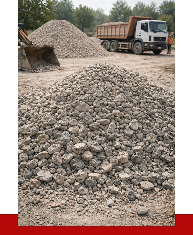 Вторичный щебень фракция 20-40 в Кимрах от 2297 р ПРОНЕРУДКмы