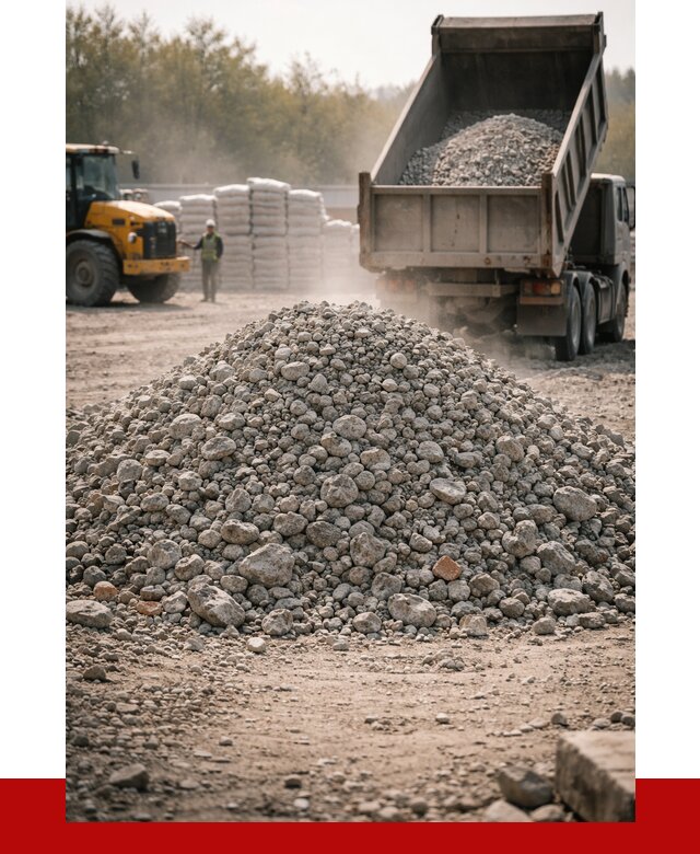 Вторичный щебень фракция 70-150 в Кимрах от 1461 р. | ПРОНЕРУДКмы