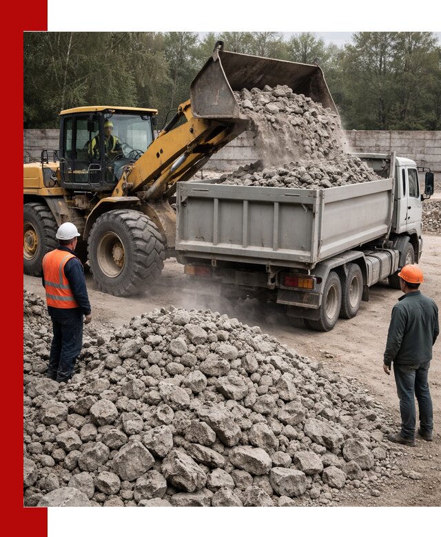 Вторичный щебень фракция 70–150 в Кимрах с доставкой