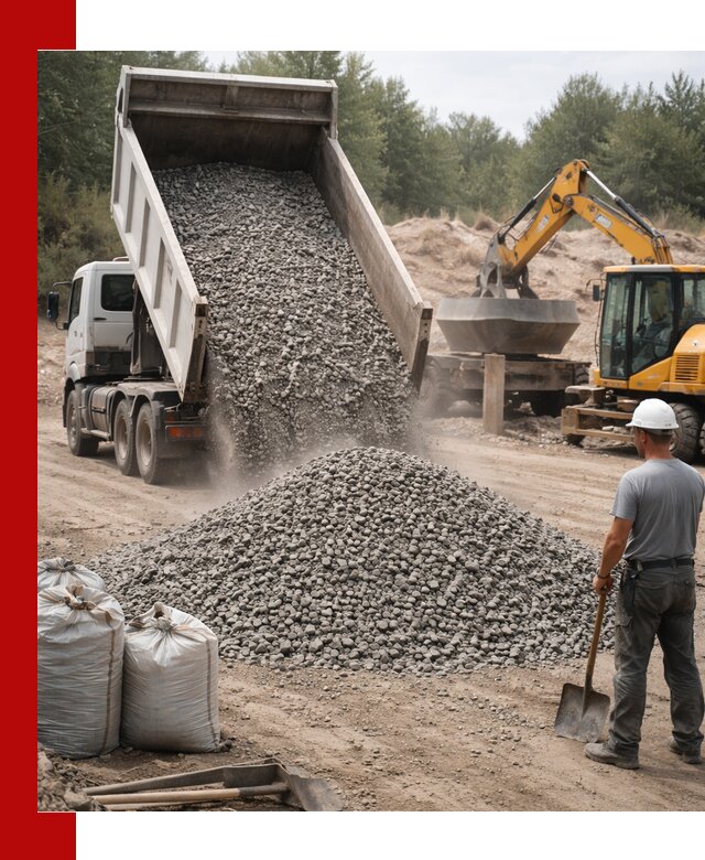 Доставка и продажа бетонного щебня в Кимрах