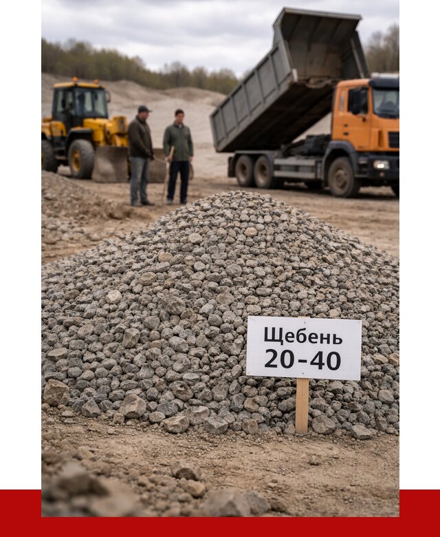 Бетонный щебень фракция 20-40 в Кимрах от 2558 р. | ПРОНЕРУДКмы