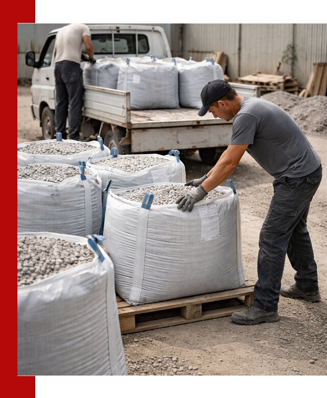 Доставка щебня в мешках по выгодным ценам в Кимрах