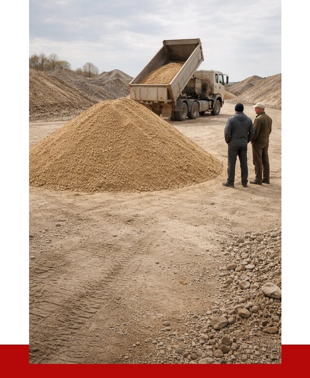 Карьерный песок крупнозернистый в Кимрах от 8873 р | ПРОНЕРУДКмы