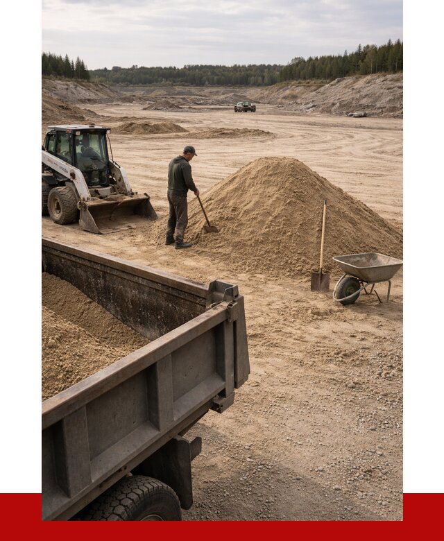 Карьерный песок среднезернистый в Кимрах, от 2297 р. ПРОНЕРУДКмы