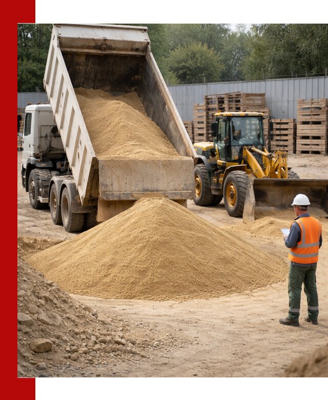 Доставка карьерного мелкозернистого песка в Кимрах
