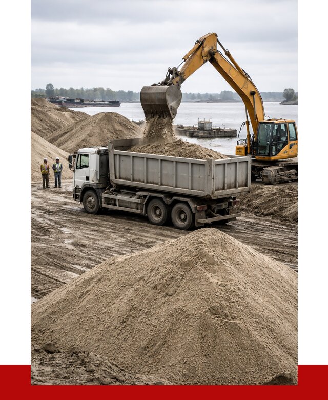 Купить речной песок навалом в Кимрах от 1879 р., ПРОНЕРУДКмы