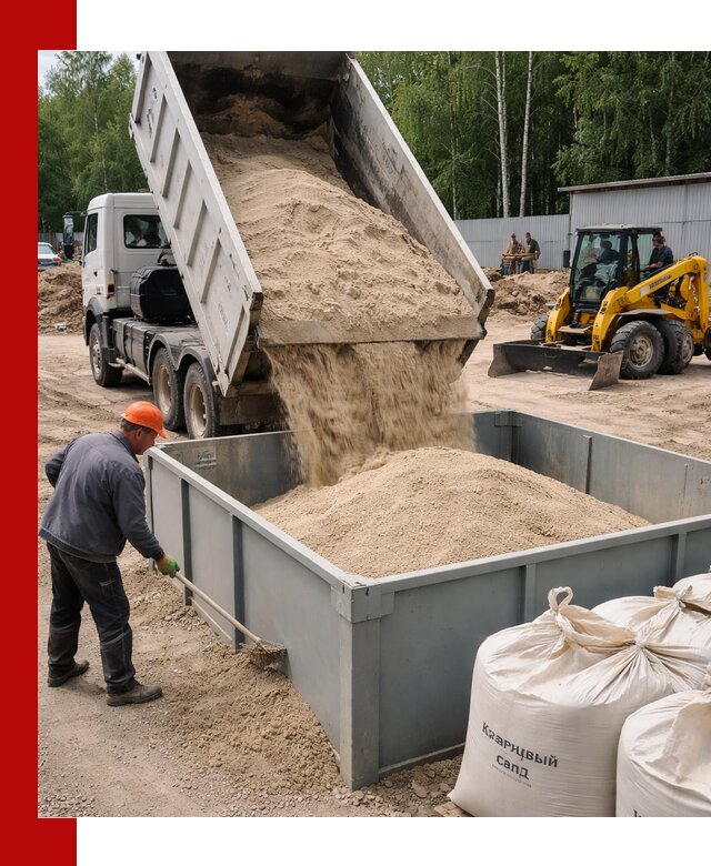 Кварцевый песок для фильтра в Кимрах — доставка и качество