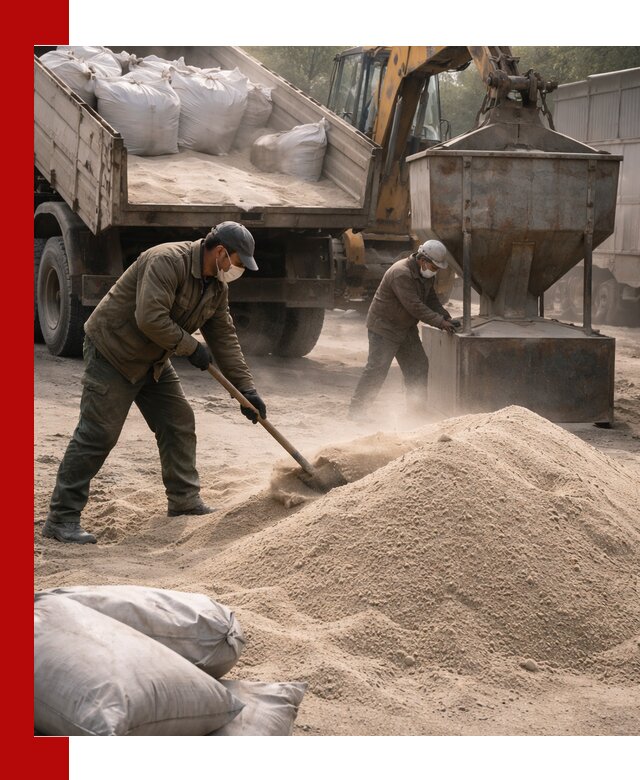 Кварцевый песок для пескоструя в Кимрах — доставка и качество