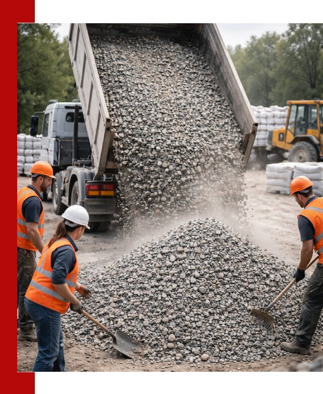 Доставка гравия и камня в Кимрах оптом и в розницу