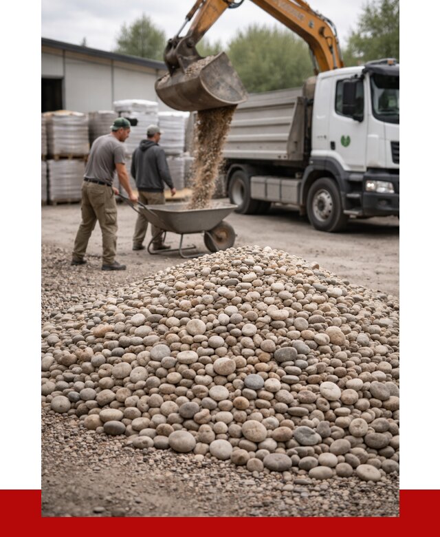 Галька декоративная в Кимрах от 3340 р. за куб | ПРОНЕРУДКмы
