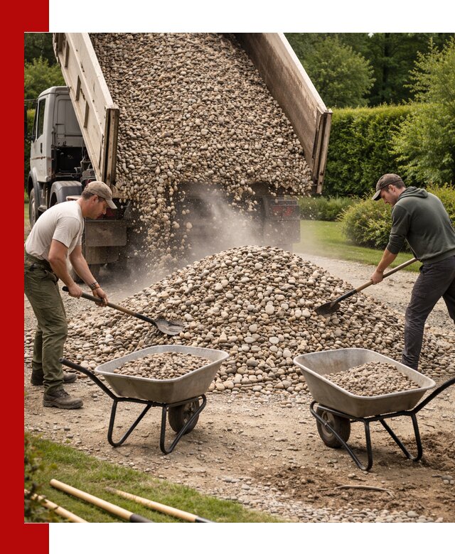 Доставка и продажа декоративной гальки в Кимрах