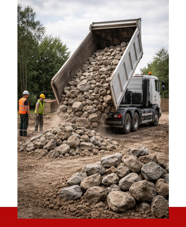 Купить булыжник в Кимрах с доставкой от 4698 р. за куб | ПРОНЕРУДКмы