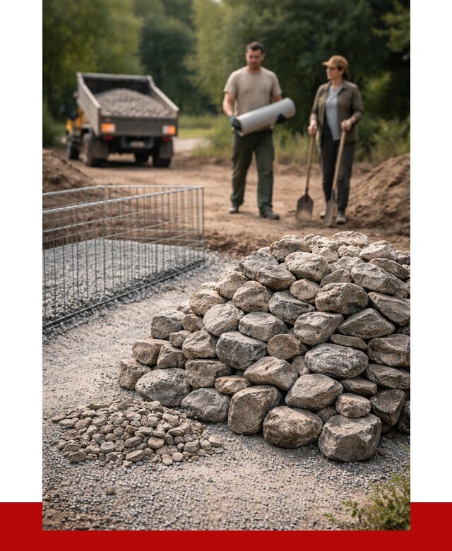 Камень для габионов фракция 100-200 в Кимрах от 5011 р. | ПРОНЕРУДКмы