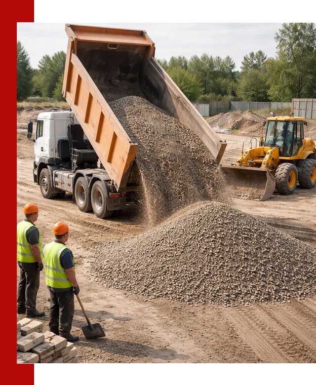 Доставка щебёночно-песчаной смеси ЩПС С7 в Кимрах