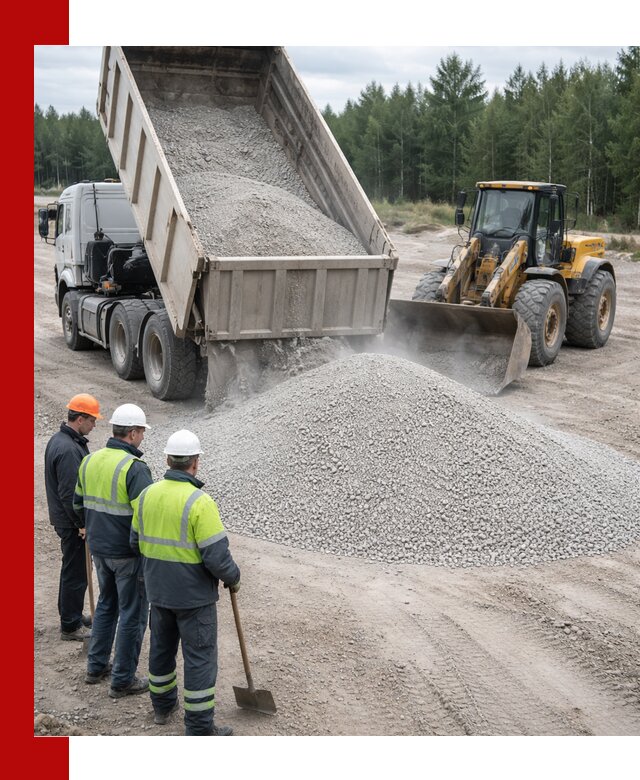 Известняковый отсев 0-5 доставка в Кимрах быстро и выгодно