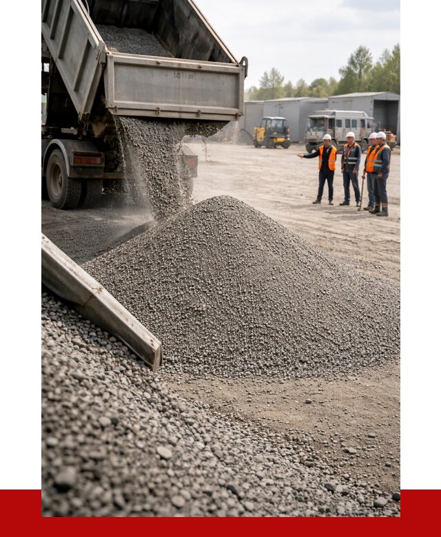 Гравийный отсев 0-5 в Кимрах от 1253 р. с доставкой | ПРОНЕРУДКмы