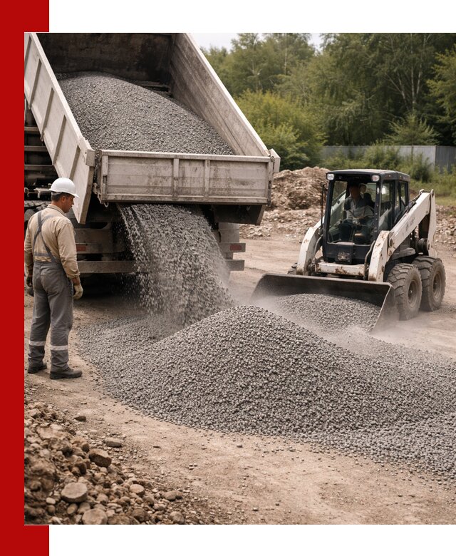 Доставка гравийного отсева 0-5 в Кимрах оптом и в розницу