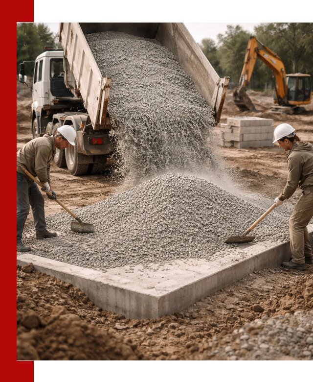 Доставка и продажа отсева для бетона в Кимрах