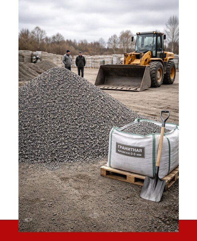 Купить гранитную крошку в Кимрах от 5011 р. с доставкой | ПРОНЕРУДКмы