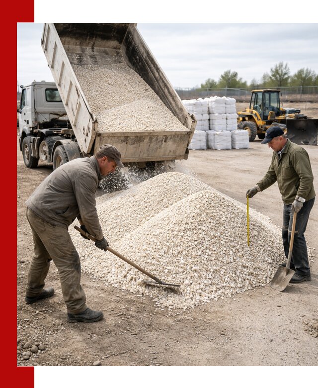 Мраморная крошка с доставкой и разгрузкой в Кимрах
