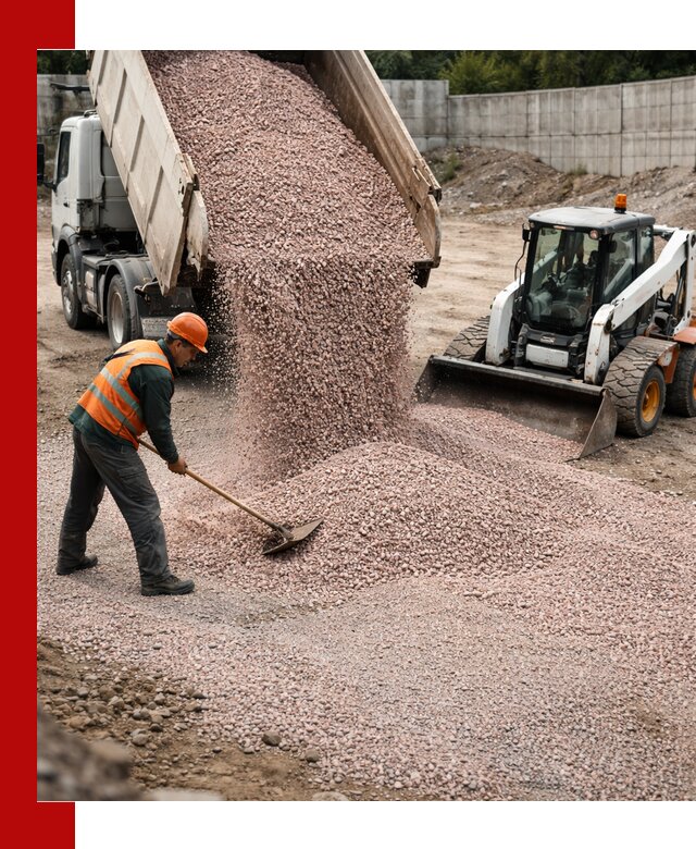 Крошка розовый гранит с доставкой в Кимрах от производителя