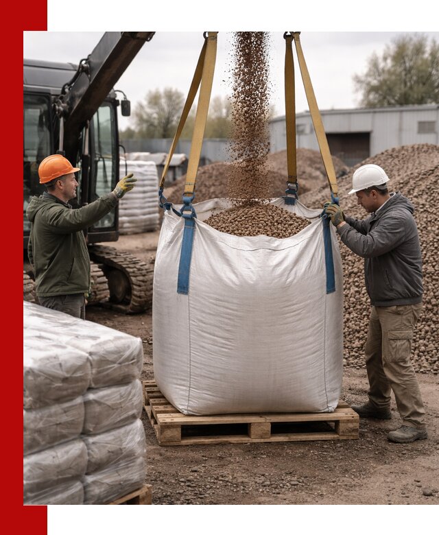 Керамзит в биг-бегах с доставкой в Кимрах