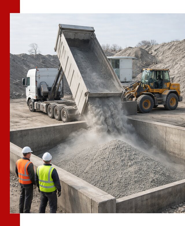 Доставка цемента навалом в Кимрах крупными партиями