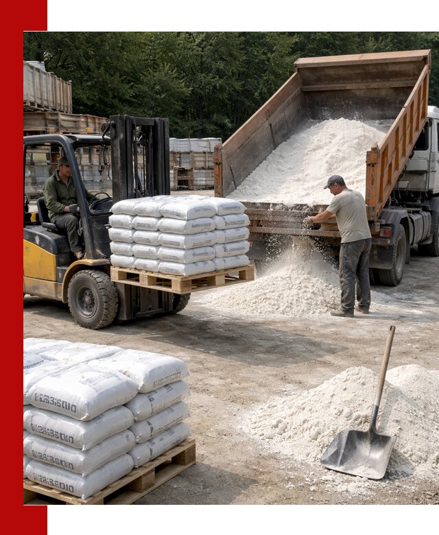 Доставка строительной извести оптом и в розницу в Кимрах