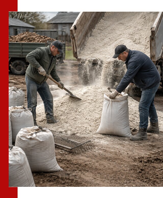 Доставка извести пушонки в Кимрах оптом и мелким оптом