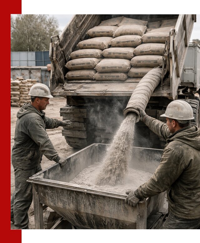 Доставка цемента М400 в Кимрах оптом и в розницу