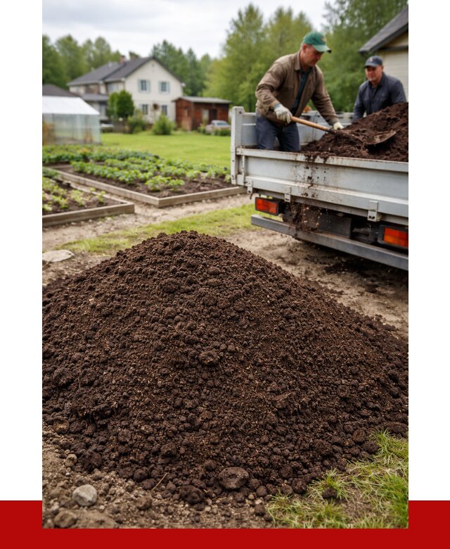Плодородный грунт в Кимрах с доставкой от 4384 р. | ПРОНЕРУДКмы