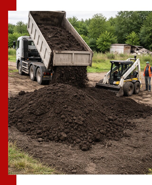 Поставка плодородной земли с доставкой самосвалом в Кимрах