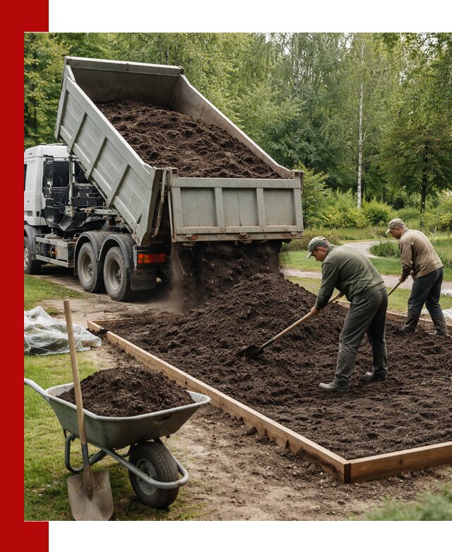 Доставка грунта для озеленения и благоустройства в Кимрах