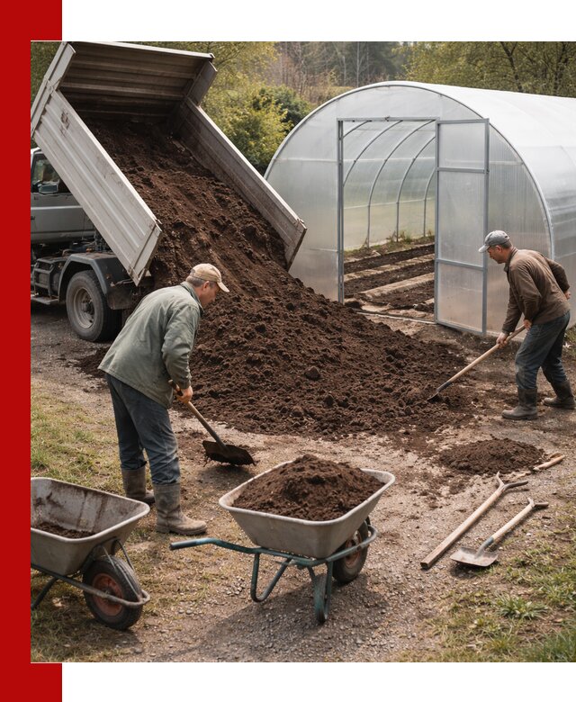 Грунт для теплицы с доставкой в Кимрах — плодородный субстрат под растения