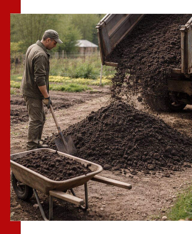 Доставка качественной земли для огорода в Кимрах