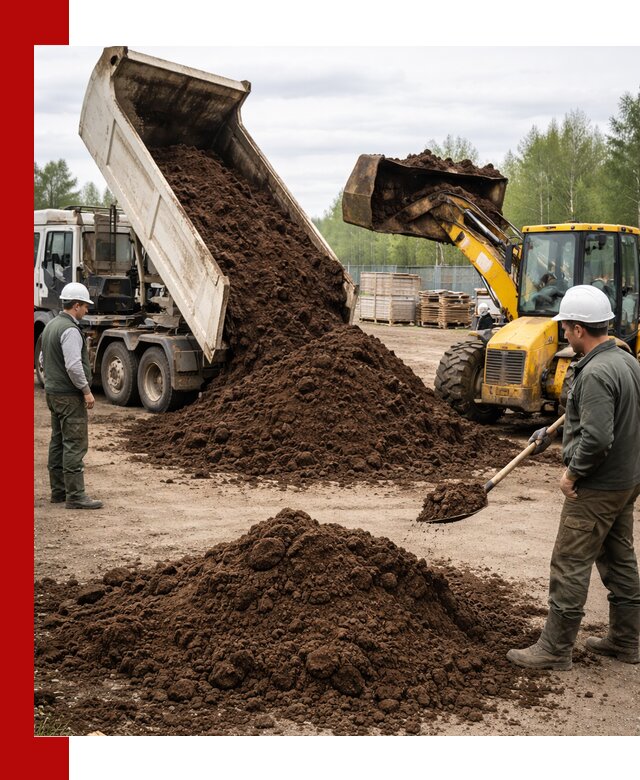 Доставка торфа оптом и в мешках в Кимрах