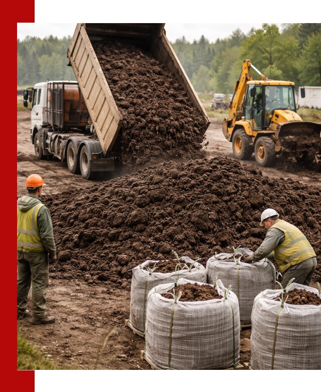 Доставка нейтрального торфа в Кимрах оптом и в розницу
