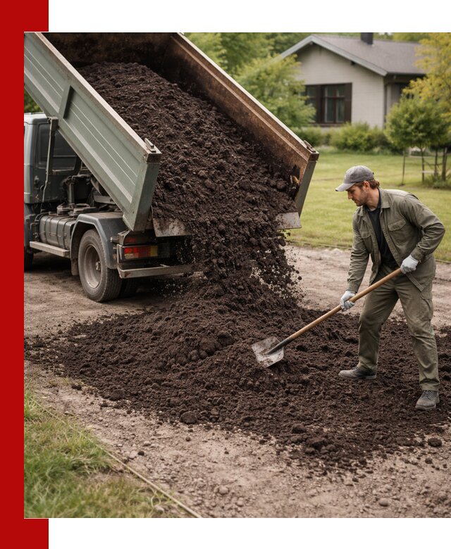 Чернозем для газона с доставкой в Кимрах быстро и качественно